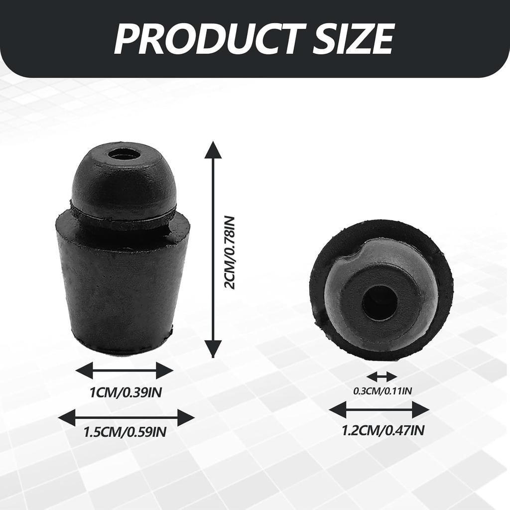 8219128010 Car Overslam Bumper Stopper, Rubber Auto Front Rear Door Shock Absorber Guard Cushion, Universal Vehicle Door Side Protection Accessories