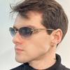 Retro Oval Metal Frame Sunglasses With Uv400 Protection For Fashion And Outdoors