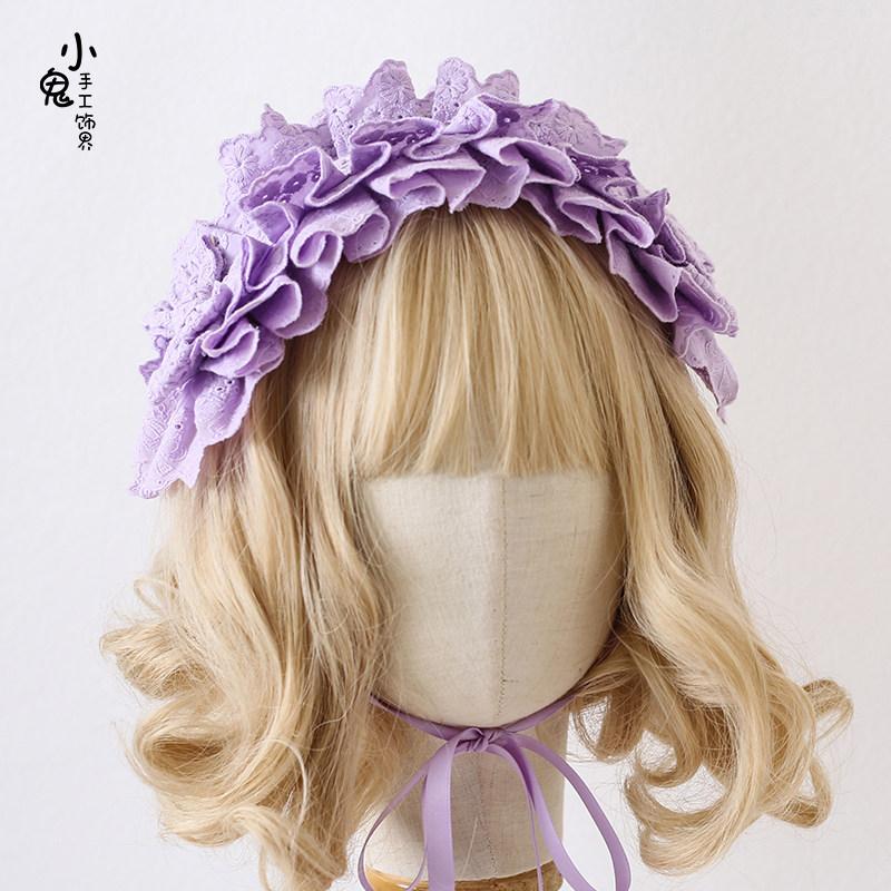 Doll Feeling Bow Headband KC Goth Black Lo Girl Waltz Hair Accessories Mood Limited Lolita Headgear