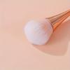 Rose Golden Fan Makeup Brush,Cosmetic Brush Loose Powder Brush ,Highlighting Brush Blush Brush-Soft Hair Makeup Fixing
