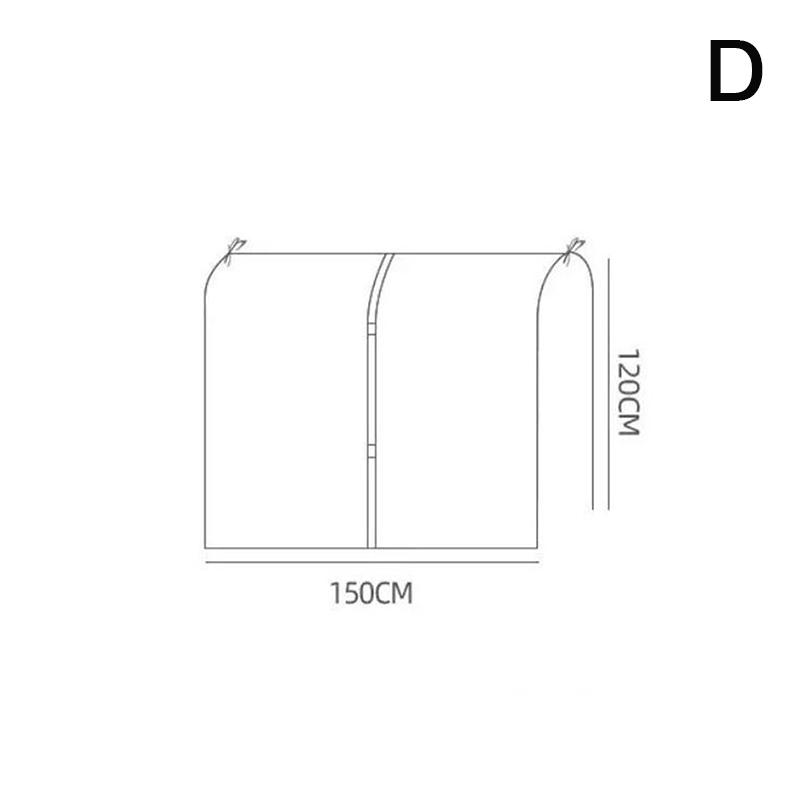 Protezione Addensata Organizer per Appendere Vestiti Coperture Creative Copri Polvere Vestiti Grande Capacità Custodia per Abiti da Cerimonia