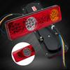 2pcs 12V36LED Waterproof Car Rear Tail Lights Brake Stop Light Turn Signal Light Revese Lamp for Trailer Caravan Truck Lorry 12V