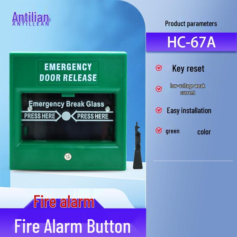 

Green & Red Fire Hydrant Alarm Panel with Manual Key Reset – Industrial & Home Use