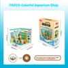 Jaki Super Town Building Blocks Toys Street Scene General Store Model Assembly Toy Desktop Ornament Children'S Birthday Gift