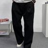Men's Pigment Spandex Wide Banding Trousers