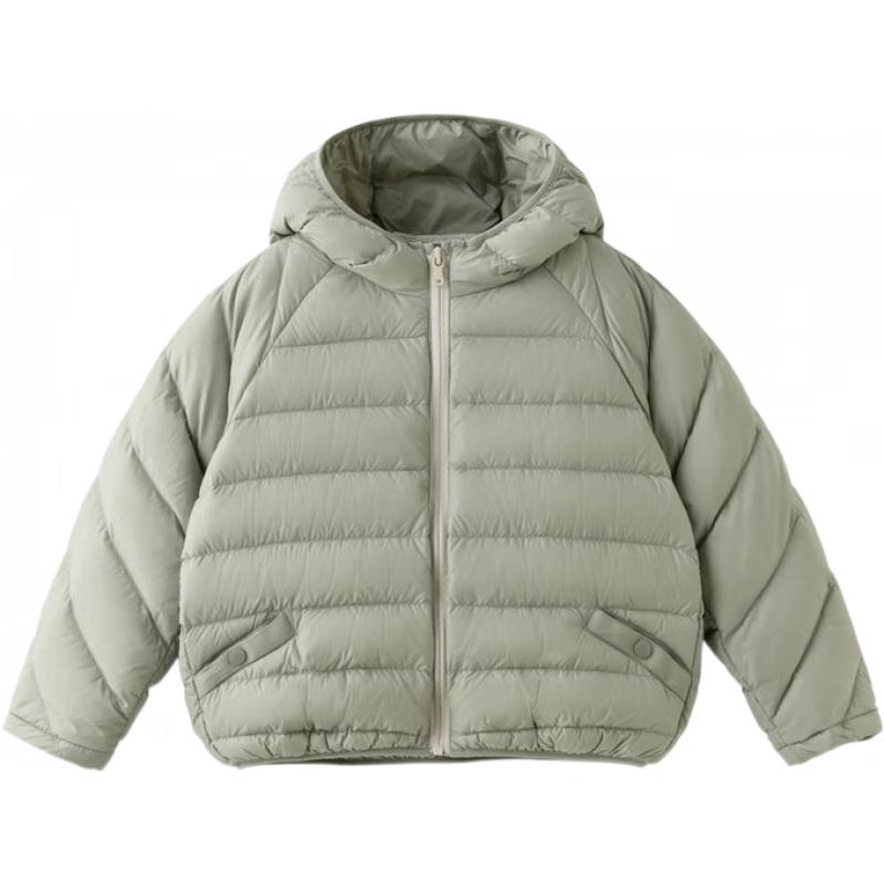 DAVE&BELLA Girls' Short Waterproof Down Jacket
