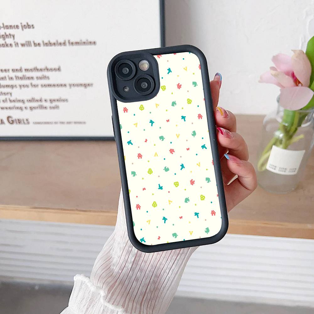 Game A-Animal C-C-Crossing Silicone Soft Phone Case For IPhone 17 16 15 14 Plus 13 12 Mini 11 Black Cover