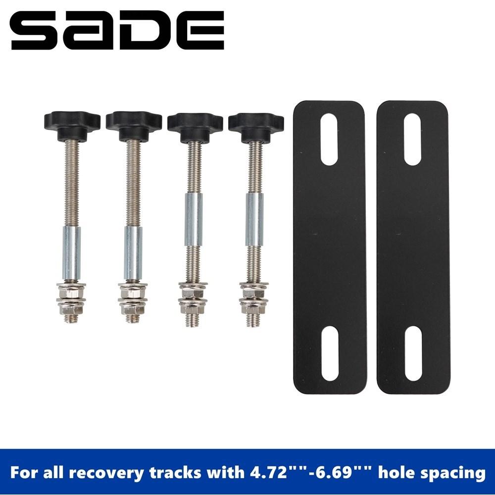Mounting Pins Kit For Traction Boards Safety Traction Board Mount Fit For All Recovery Tracks with 4.72"-6.69" Hole Spacing