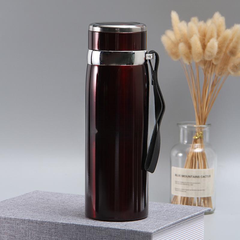 Nerezový hrnek 316 Přenosná auto konvice Venkovní velkokapacitní hrnec se závěsem Vakuově izolovaná konvice