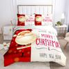 3 Pc Duvet Cover Christmas Moon Penguin Bedding Set For Kids And Adults Microfiber Single Double Queen 220x240 Room Decor Gift