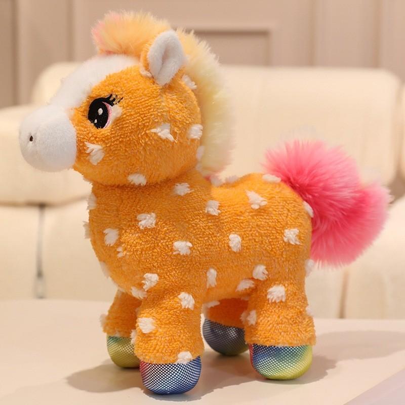 Unicorn Plush Toy Animal Figurine With Short Plush Material For Kids Gift And Collection