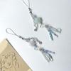Lovely Jellyfish Pendant Handmade Beaded Phone Charm Portable Girls' Fashion Accessory for Mobiles Trendy Women Ladies