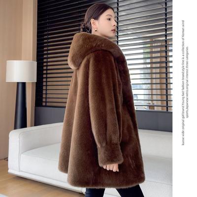 Luxury Women Winter Hooded  Coat Jacket Warm Fashion Outerwear