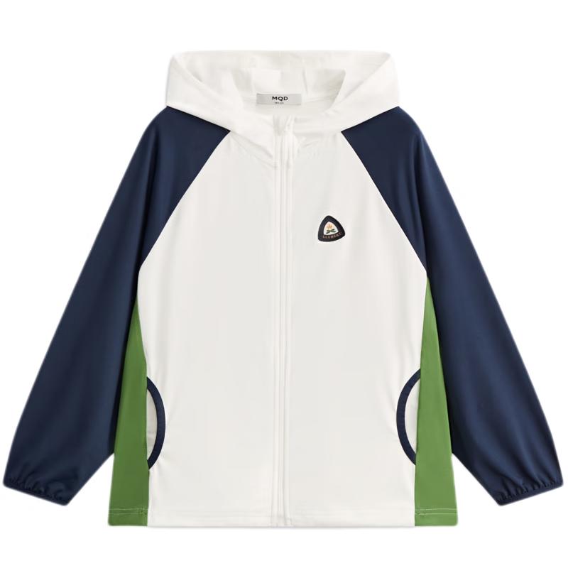 MQD Boys  Color-Block Summer Hooded Jacket 150