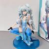 Anime Girls Frontline Cuique Mei Figurine - Squatting Posture Double Ponytail Beautiful Model Chassis Ornament Collectible Present