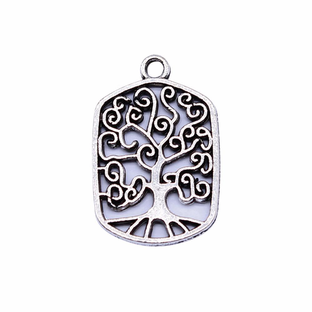 Tree Of Life Charms Antique Round Pendants For Spiritual DIY Jewelry