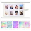 Tragbares Mini-Fotoalbum aus PU-Leder mit 128 Fächern für Instax Mini