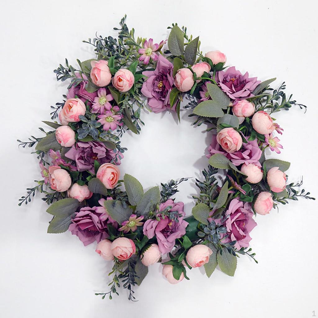 Artificial Flower Wreath for Seasonal Decor And Events
