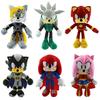 New Supersonic Mouse Doll Sonic Peripherals Flash Hedgehog Batman Schatt Wonder Woman Amy Steel Bone Tails Plush Toy Doll