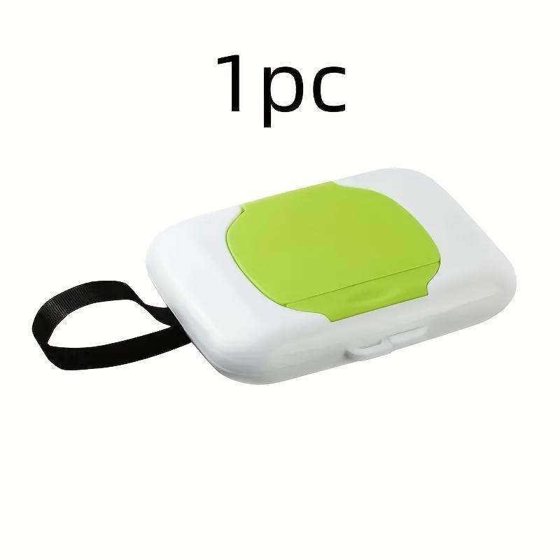 

Портативная коробка-диспенсер для влажных салфеток Прочная Легкая Предметы первой необходимости для путешествий для кемпинга на открытом воздухе и ежедневного использования зелёный