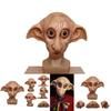Máscara Realista Cosplay Elfo Dobby Fantasia de Halloween Adereço de Chapéu Marrom Látex Estilo Animal