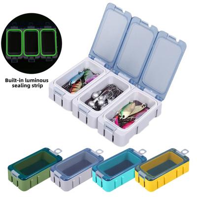 Bait Lure Organizer Mini Fishing Accessories Storage Box Waterproof Compact Portable Hook Container Lure Storage Case