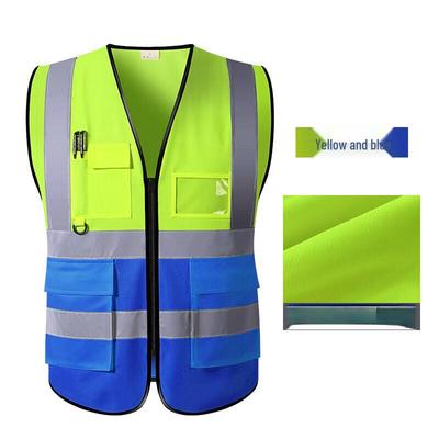 OLOMM Multi-Pocket Reflective Safety Vest