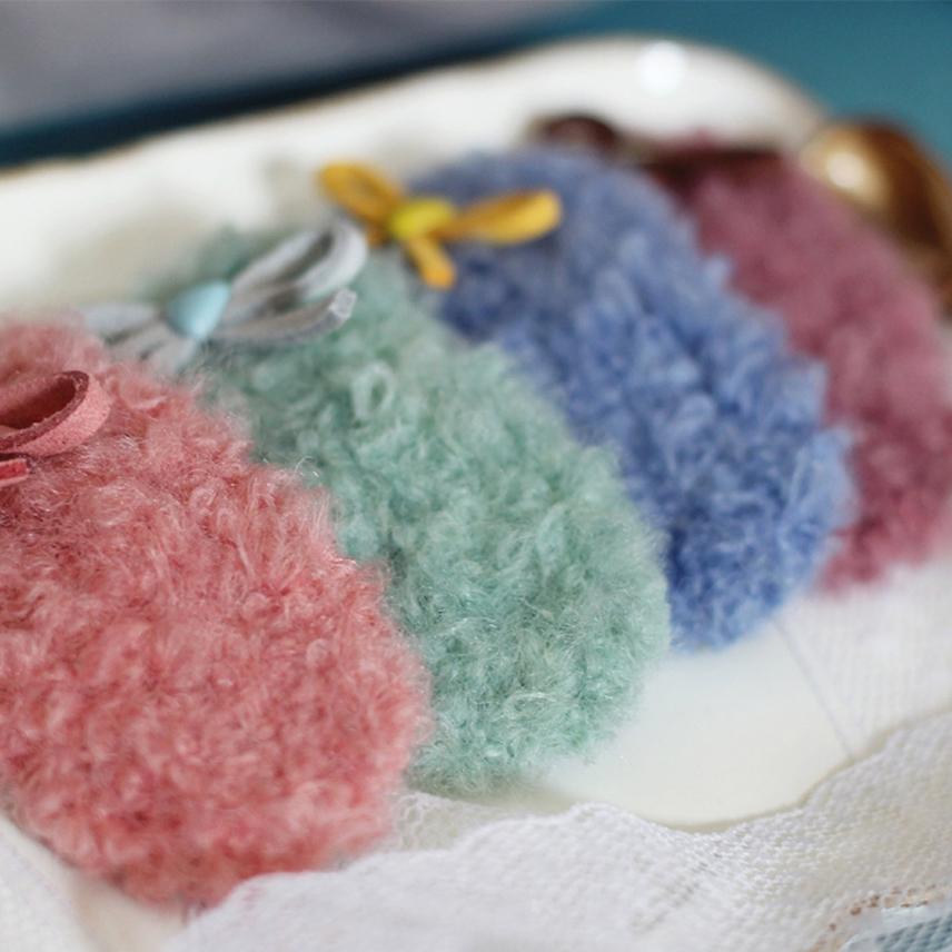 Wool Yarn Soft Smooth for Hand Knitting Circle Thread Crocheted Doll Hair DIY Plush Doll Needlework Knitting DIY Knitted Tool