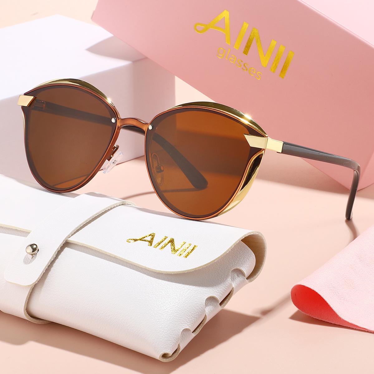 European and American retro style Y2K unisex fashionable sunglasses for summer sun shading, sun protection, UV protection, light