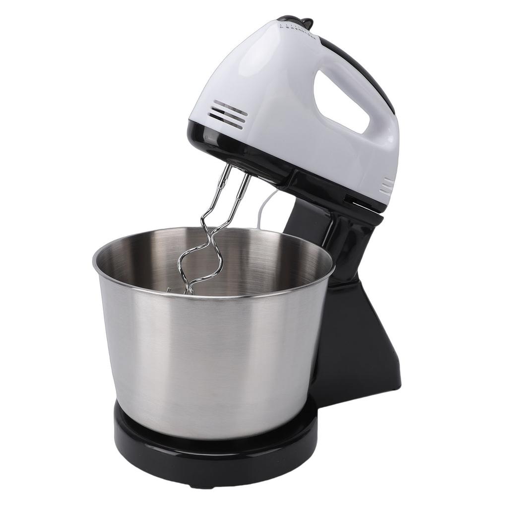 Stand Mixer 2L 7 Speed Settings Stainless Steel Bowl Copper Motor Electric Food Mixer for Kitchen Countertop US Plug