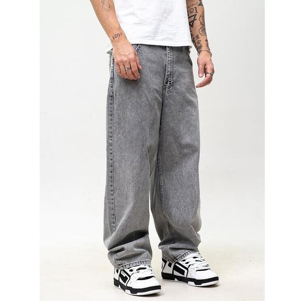 Jigga Wear Jeans Wide Loose Streetwear