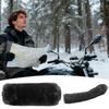 Motorcycle Handle Cover Warm Soft Thermal Non-Slip Motorcycle Riding Handlebar Grip Cover For Commuting Urban Riding Cruising