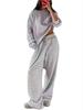 Women's Autumn Striped Long Sleeve Top High Waist Pants Fashion Casual Set