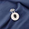 Rare Black Tourmaline Gemstone 925 Sterling Silver Jewelry Handmade Pendant 1.4" PP-57-30
