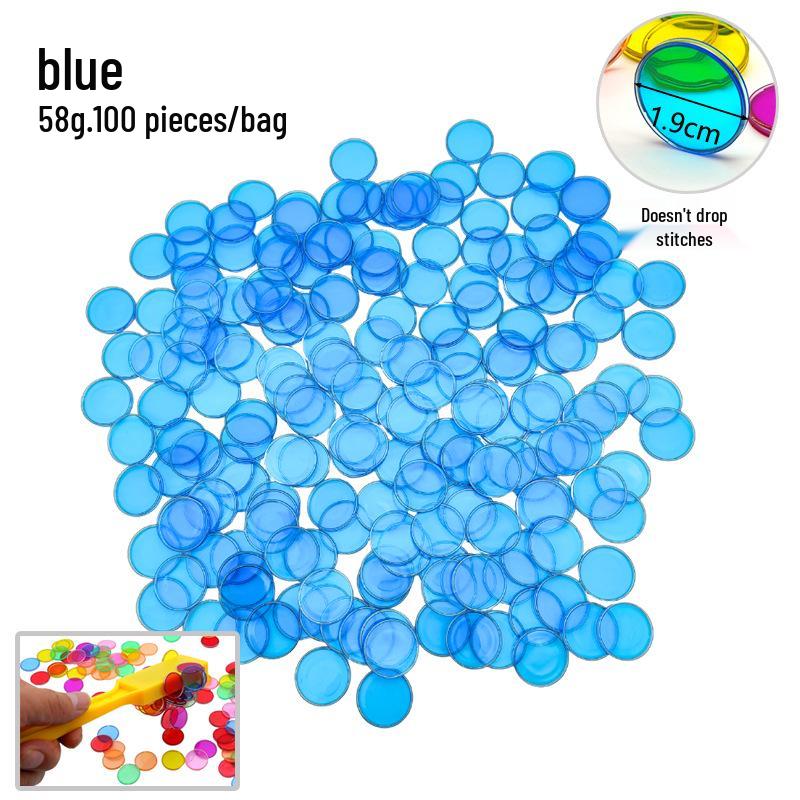 Magnetic Color-Matching Discs for Scientific Experiments and Teaching