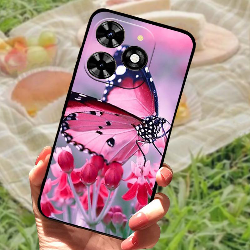 For Tecno Spark 20 20C Case Cover Silicone Soft Marble Black Bumper Funda Coque for Tecno Spark 20 Pro Protective Shells Spark20