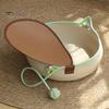 Cozy Cat Bed for All Seasons Handwoven Cotton Rope Bed, Scratchable Indoor Sleeping Basket, Breathable Woven with Pad Round Pet House Cats Kittens And