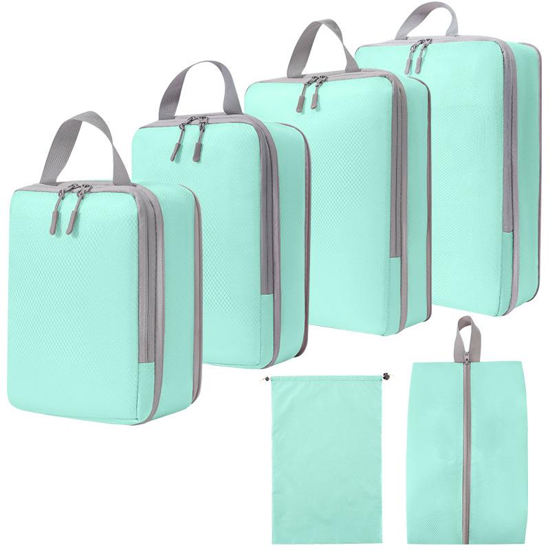 Compression Travel Storage Set: Washable Organizer for Cosmetics, Shoes, and Clothes
