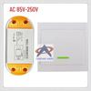 220V Wireless Remote Control Switch with Learning Code, Freely Placed 86 Type Wall Panel