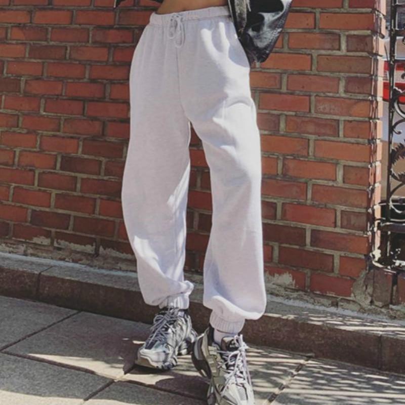 Buy White Wide Leg Jogger Pants Women 