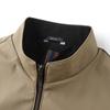 Men's Stable Executive Jacket Stand Collar Spring and Autumn New Casual Large Size Middle-aged Dad Business Jacket Men's Style
