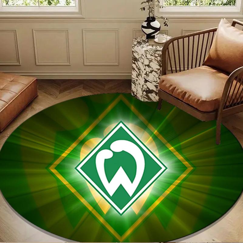 Werder Bremen football Round mat Home Decor, Chair rug For livingroom,Bedroom, doormat home decor Birthday Gift Christmas Gifts