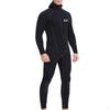 Neoprene Wetsuit, Long Sleeve, Full Torso, Front Zip, Thermal, Unisex Diving Suit S 3mm