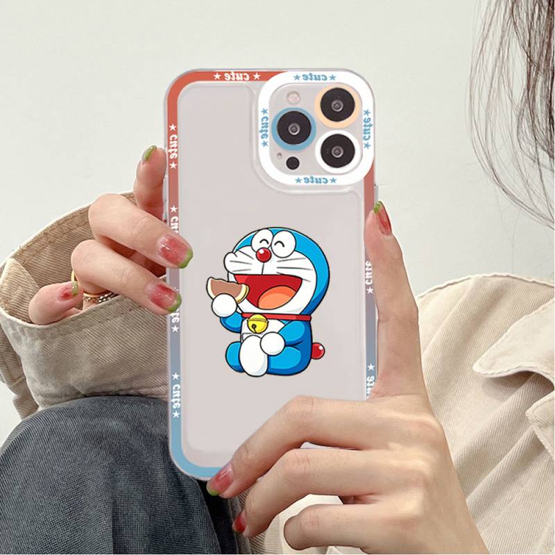 Anime Doraemon Phone Case for iPhone 11 12 13 Mini Pro Max 14 Pro Max Case shell