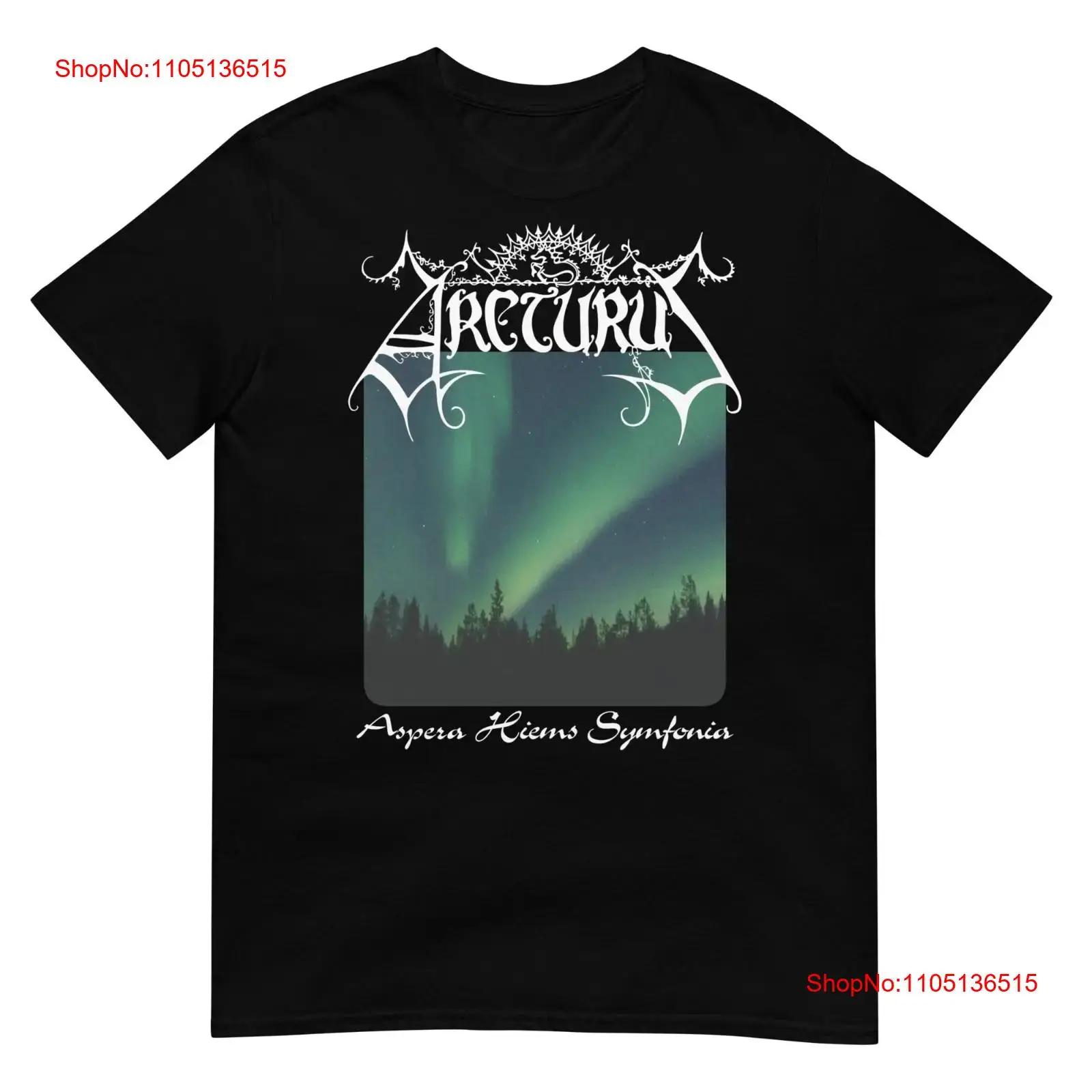 ARCTURUS Aspera Hiems Symfonia Односторонняя Футболка винтажная Стирка модный мужской Стильная уличная одежда дизайнерская одежда Мягкая S разноцветный