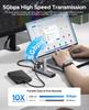 ORICO USB Aluminum Multiport 5Gbps Data 5V 3A Port Splitter for Portable Hard USB and More 7-Port 3.0 Hub, Adapter, Transfer, Type-C PC, Laptop,