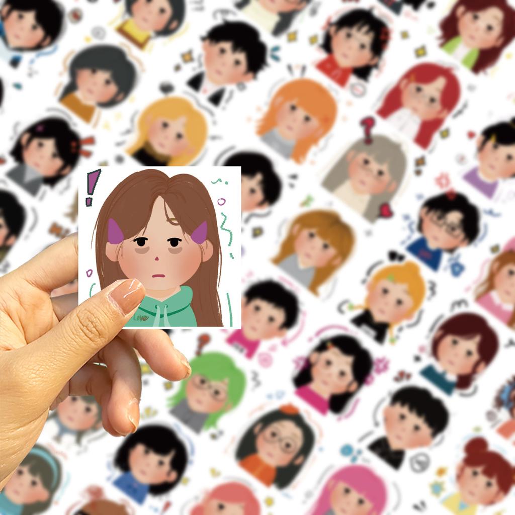 62 Cartoons, Life-threatening Villain, Graffiti Sticker, Decorative Guitar, Notebook Suitcase, DIY Waterproof