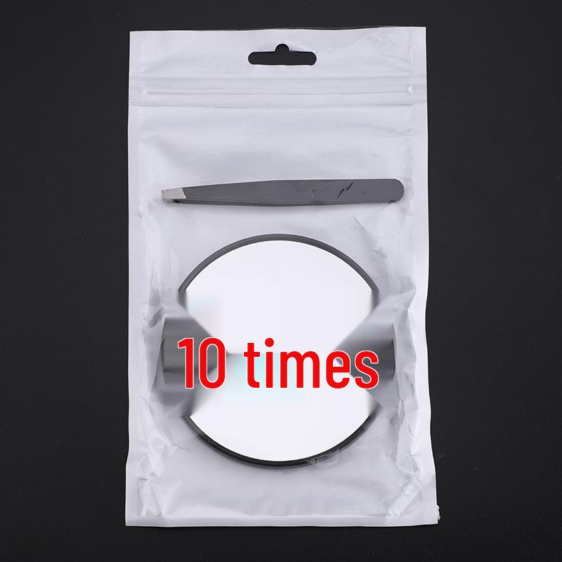 Lusterko powiększające z przyssawką 5x/10x/15x: Narzędzie kosmetyczne wysokiej rozdzielczości do makijażu, usuwania zaskórników i wyciskania pryszczy