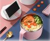 Large stainless steel bowl with lid kitchen large noodle soup noodle rice ramen fruit bowl food salad container kitchen home kitchen utensils | bowlin