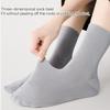 1/5Pairs Men's Running Ankle Socks Summer Mesh Crew Socks Casual Dress Socks Solid Color Breathable Bamboo Booties Socks